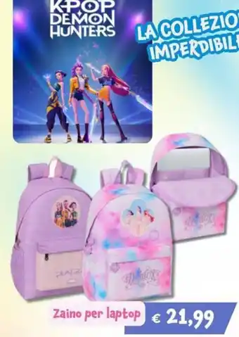 Zaino per laptop K-Pop Demon Hunters