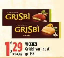 Rossotono Carrefour Grisbi vari gusti offerta