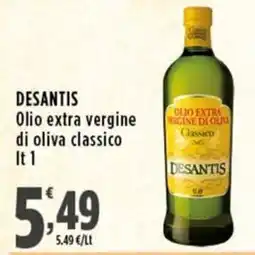 Rossotono Carrefour Olio extra vergine di oliva classico Desantis offerta