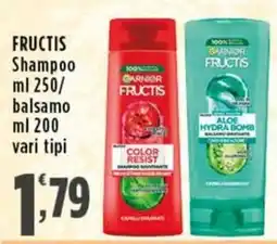 Rossotono Carrefour Garnier Fructis Shampoo offerta