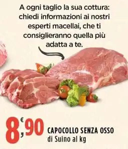 Rossotono Carrefour Capocollo senza osso di Suino offerta