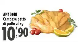 Rossotono Carrefour Amadori Campese petto di pollo offerta