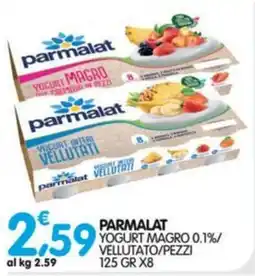Le Delizie del Sud Parmalat Yogurt Magro 0.1% / Vellutato / Pezzi offerta