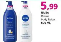 Irys NIVEA Crema body fluida offerta