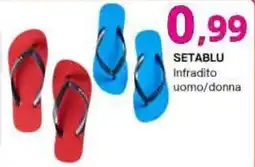 Irys SETABLU Infradito uomo/donna offerta