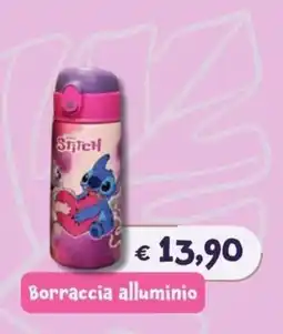 Giokids Borraccia alluminio Stitch offerta