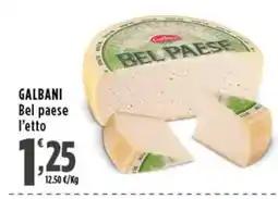 Rossotono Carrefour Galbani Bel paese offerta