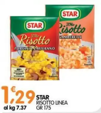 Star risotto porcini zafferano