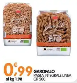 Le Delizie del Sud Garofalo pasta integrale linea offerta