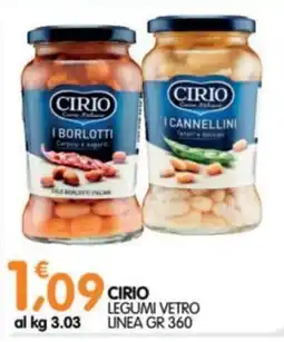 Le Delizie del Sud Cirio legumi vetro offerta