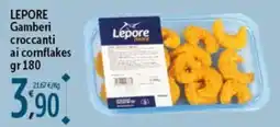 Rossotono Carrefour Gamberi croccanti ai cornflakes Lepore offerta