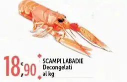 Rossotono Carrefour Scampi Labadie offerta