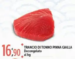Rossotono Carrefour Trancio di tonno pinna gialla offerta