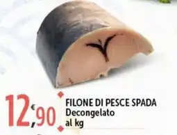 Rossotono Carrefour Filone di pesce spada offerta