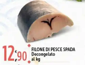 Rossotono Carrefour Filone di pesce spada offerta