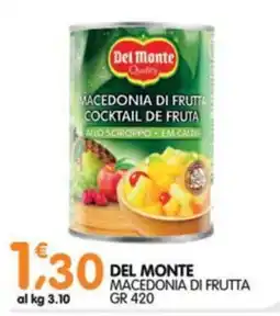 Le Delizie del Sud Del Monte Macedonia di frutta offerta
