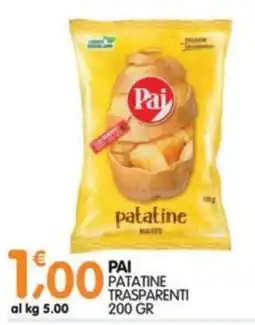 Le Delizie del Sud Pai patatine trasparenti offerta