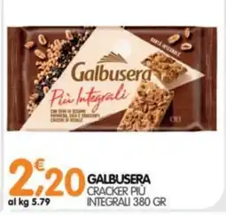 Le Delizie del Sud Galbusera cracker più integrali offerta