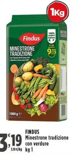 Rossotono Carrefour Findus Minestrone tradizione offerta
