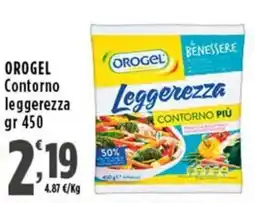 Rossotono Carrefour Orogel contorno leggerezza offerta