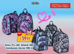 Giokids Zaino Pro XXL Detach GRS Earphones Seven PRO X offerta