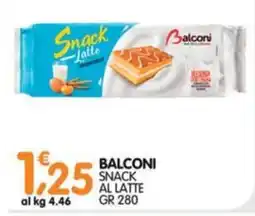 Le Delizie del Sud Snack al latte Balconi offerta