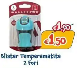 Giokids Blister Temperamatite 2 Fori offerta