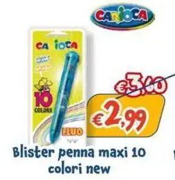 Giokids Carioca penna maxi 10 colori offerta