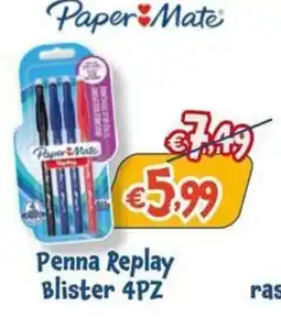 Giokids Paper Mate Penna Replay Blister offerta