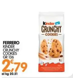 Le Delizie del Sud Ferrero Kinder Crunchy Cookies offerta