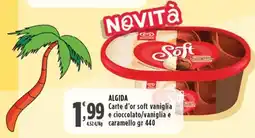 Rossotono Carrefour Algida Carte d'or soft offerta