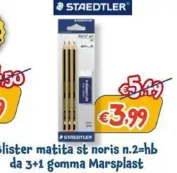 Giokids Matita St Noris n.2=hb offerta