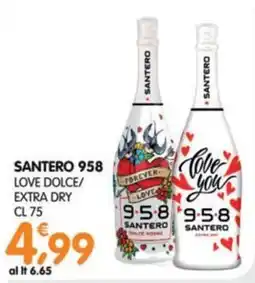 Le Delizie del Sud Santero 958 Love Dolce/Extra Dry offerta