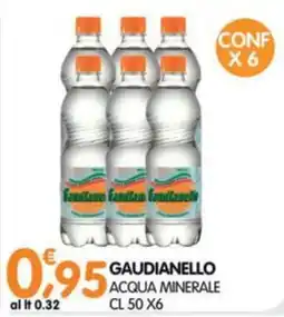 Le Delizie del Sud Gaudianello acqua minerale offerta