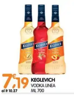 Le Delizie del Sud Keglevich Vodka Linea offerta