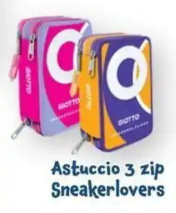 Giokids Astuccio 3 zip Sneakerlovers Giotto offerta
