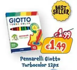 Giokids Pennarelli Giotto Turbocolor offerta