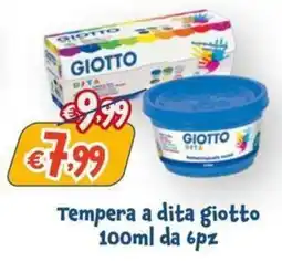 Giokids Tempera a dita giotto offerta