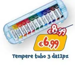 Giokids Tempere tubo 3 da12pz offerta
