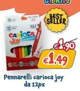 Giokids Pennarelli carioca joy offerta