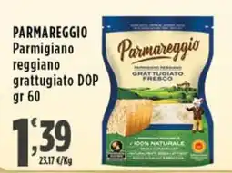 Rossotono Carrefour Parmareggio Parmigiano reggiano grattugiato DOP offerta