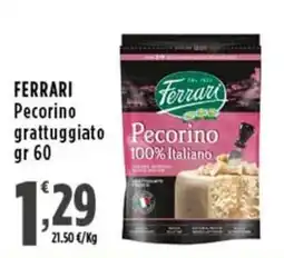 Rossotono Carrefour Ferrari Pecorino grattuggiato offerta