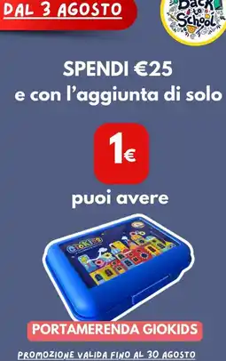 Giokids Portamerenda GioKids offerta