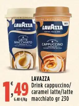 Rossotono Carrefour Lavazza Drink cappuccino/caramel latte/latte macchiato offerta