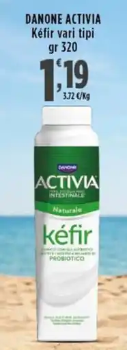 Rossotono Carrefour Danone Activia kéfir vari tipi offerta