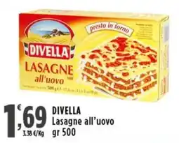 Rossotono Carrefour Divella Lasagne all'uovo offerta