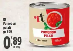 Rossotono Carrefour Pomodori pelati offerta