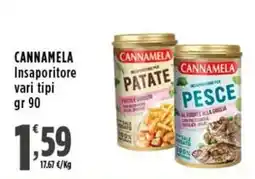 Rossotono Carrefour Cannamela insaporitore vari tipi offerta