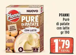 Rossotono Carrefour Pfanni Pure di patate con latte offerta
