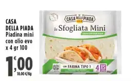 Rossotono Carrefour Casa della Piada la Sfogliata Mini offerta